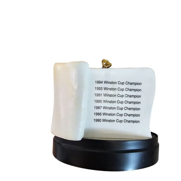 Dale Earnhardt and Earnhardt Jt #3 #8 NASCAR Ornament Set - Race Car & Trophy - Picture 2 of 11